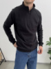 Стильна чоловіча кофта на блискавці (чорний)