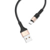 Кабель Hoco X26 USB to Type-C 1m black gold