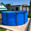 Bestway 15428 (366×133 см) каркасний басейн круглий Steel Pro MAX синій без аксесуарів