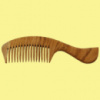 Расческа для волос, деревянная из Дуба - 19,5 см.