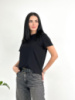 Жіноча футболка «Zefir» трикотаж оптом | Розпродаж моделі Чорний, 42-44