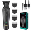Аккумуляторная машинка для стрижки VGR V-995 + 4 насадки, 2000 мАч, USB