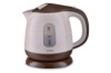 Электрочайник пластиковый Metec 1л бежево-кофейный (700032)
