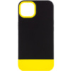 Чохол для Apple iPhone 13 - TPU+PC Bichromatic (Black / Yellow) - купити в SmartEra.ua