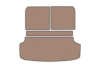 Резиновый Коврик в Багажник V2 (Бежевый) для KIA EV9