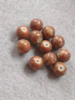 Бусины керамика/ 8 мм/ цена за 1 шт/ коричневый мраморный