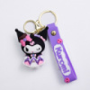 Детский брелок Kuromi 4.5×6 (см) для ключей, на сумку и рюкзак Черный HP-55-25B