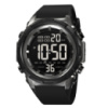 Чоловічий спортивний годинник Skmei 1845TN Titanium Black з комбінованим циферблатом та підсвіткою