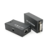 Активный удлинитель DVI 60m по витой паре через RJ-45, Black, BOX