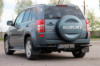 Задняя защита AK005-3 Черный (нерж. сталь) для Suzuki Grand Vitara 2005-2017 гг