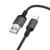 Кабель HOCO X128 Benefit charging data cable Type-C Black (6942007681094)
