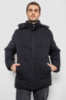 Куртка мужская зимняя удлиненная, цвет черный, 241R2022-21