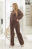 Велюровий спортивний костюм жіночий «Davos» | Норма і батал| Розпродаж моделі Мокко, 54-56