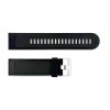 Ремінець для годинника Skmei 1518BK Black, чорний каучуковий браслет 25 см