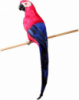 Декоративная игрушка «Попугай» 70см, малиновый с синим