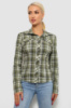 Сорочка жіноча в клітку, колір хакі, 230R064-1