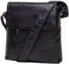 Сумка месенджер 714576 шкіряна Чорна