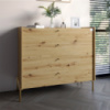 Комод с 4 ящиками LION Wood с золотыми ножками 100х90х45 см Дуб Артизан (LION-042964)