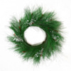 Венок искусственный рождественский YES Снеговичок 903878 15 см зеленый