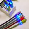 Кабель microUSB (V8) LED (1 м) (91208)