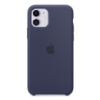 Силиконовый Чехол Накладка Original Silicone Case High Copy — iPhone 11 Midnight Blue (8)