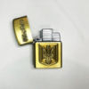 Турбо зажигалка Герб Украины 19277. Цвет: бронзовый