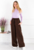 Жіночі коричневі спортивні штани палацо