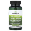 Їжовик гребінчастий, 500 мг, Full Spectrum Organic Lion's Mane Mushroom, Swanson, 60 веганських капсул