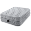 Надувний комфортний Двоспальний велюровий матрац Intex (64490) 203x152x51 см.