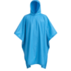 Дождевик-пончо многоразовый туристический для охоты, рыбалки на липучке с капюшоном LU-029BL Голубой