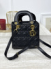 Сумочка в стилі Dior Lady чорна