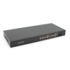 POE коммутатор гигабитный Merlion 16 POE + 2 RJ45 + 2 SFP 10/100/1000 встроенный блок питания 52V 4.8A