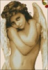 Схема для вышивки Кудрявый ангел (сепия)