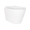 Унітаз підвісний Qtap Scorpio безободковий Ultra Quiet з сидінням Soft-close QT14332380ASW
