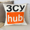 Подушка патриотическая ЗСУ hub 3D 2702_E 12729 50х50 см белая