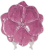 Набор 3 фарфоровых блюда «Фиолетовый Цветок» 18.6х18х3см