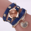 Годинник-браслет довгі, наматывающиеся на руку Сині 089-3