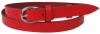 Жіночий шкіряний ремінь Skipper 1627-20 червоний 2 см