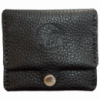 Компактний жіночий шкіряний гаманець Belle чорний