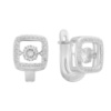 Серебряные серьги CatalogSilver с фианитами (2176411)