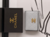 Гаманець Chanel mini світло-сірий