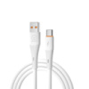 Кабель WUW-X224/TPC USB Type-C 2,4А white (WUW-X224/TPC)