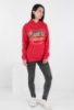 Жіноче червоне худі з написом