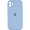 Чохол Silicone Case Square Full Camera Protective (AA) для Apple iPhone 11 (6.1«), Синій / Lilac Blue - купити в SmartEra.ua