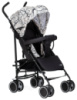 Коляска для дитини прогулянкова FreeON Simple, black - white