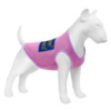 Майка для собак WAUDOG Clothes малюнок «Сміливість», сітка, XS, B 26-29 см, C 16-19 см, рожевий