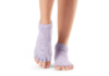 Носки для йоги ToeSox Half Toe Low Rise Grip Heather Purple S (36-38.5)