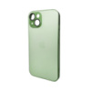 Чохол для смартфона AG Glass Matt Frame Color Logo for Apple iPhone 15 Light Green (AGMattFrameiP15LGreen)