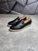 Лоферы Кожаные мужские LORO PIANA Leather TWIST! Туфли мужские Лоферы чёрные! Натуральна КОЖА!
