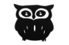 Дзеркальний декор акриловий самоклеючий Сова чорна (D) SW-00002493